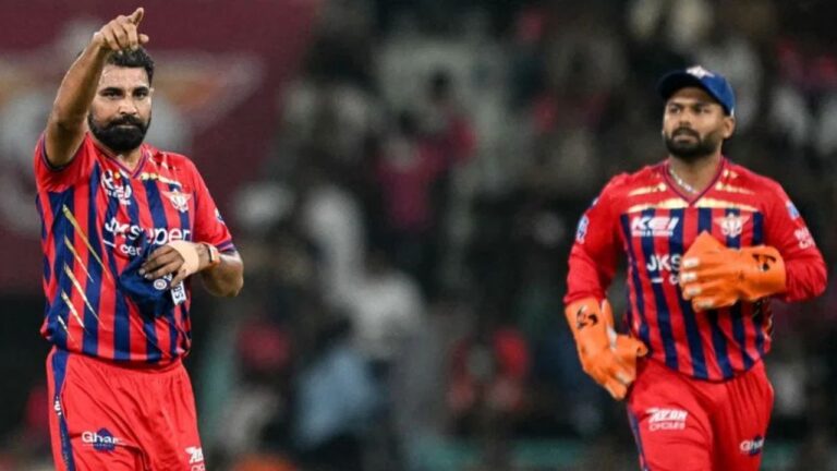 Rishabh Pant Stunned by Shami Question During LSG vs RR IPL 2026 Toss 4 1779198896285 mohammed shami and rishabh pant
