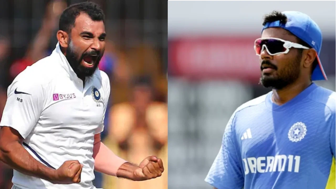 mohammed shami and sanju samson