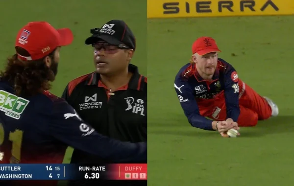 rajat patidar loses cool after controversial not out call for washington sundar in ipl 2026 final