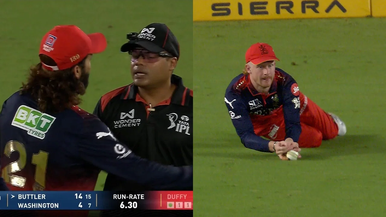 rajat patidar loses cool after controversial not out call for washington sundar in ipl 2026 final